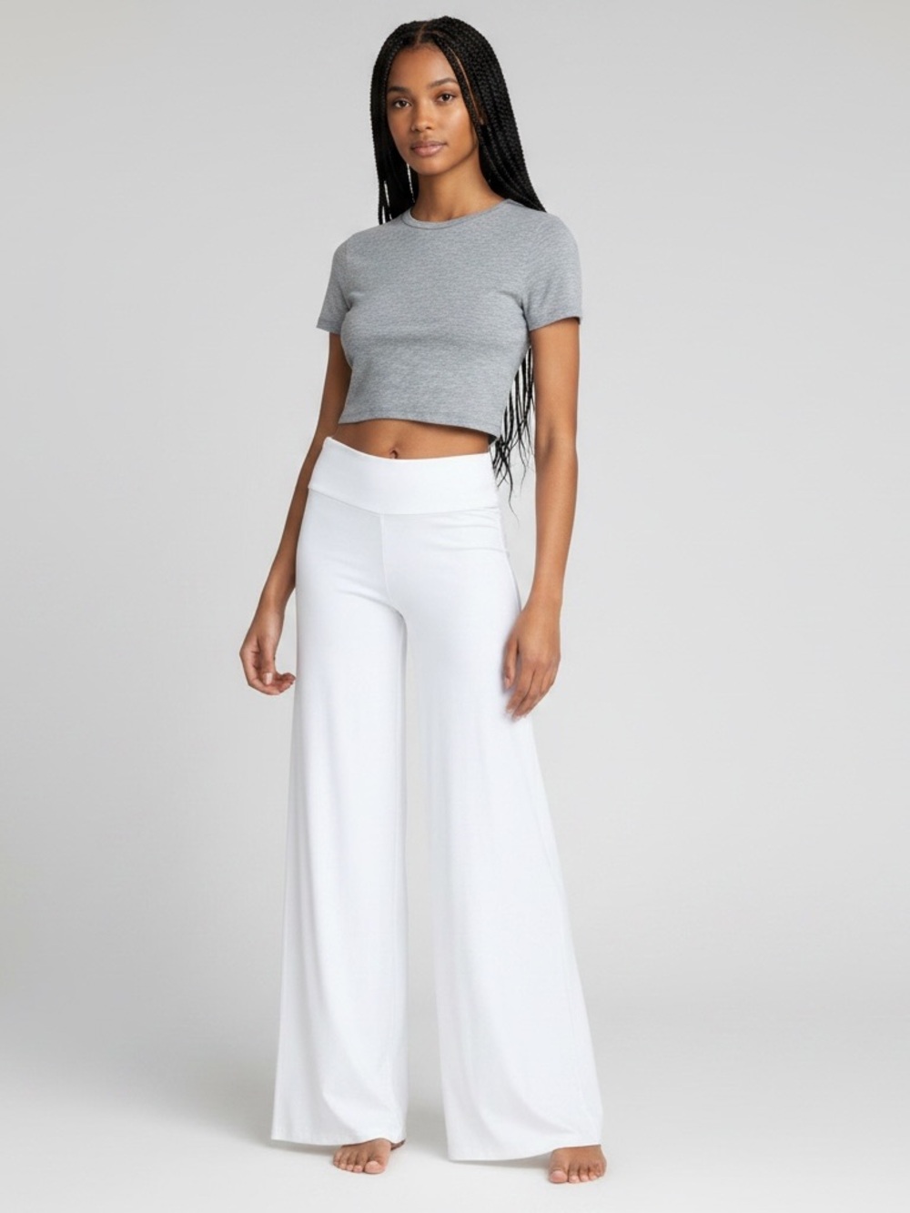 Girlfriend Collective Lounge Pants NWT | Large • White • Soft Stretch • Relaxed